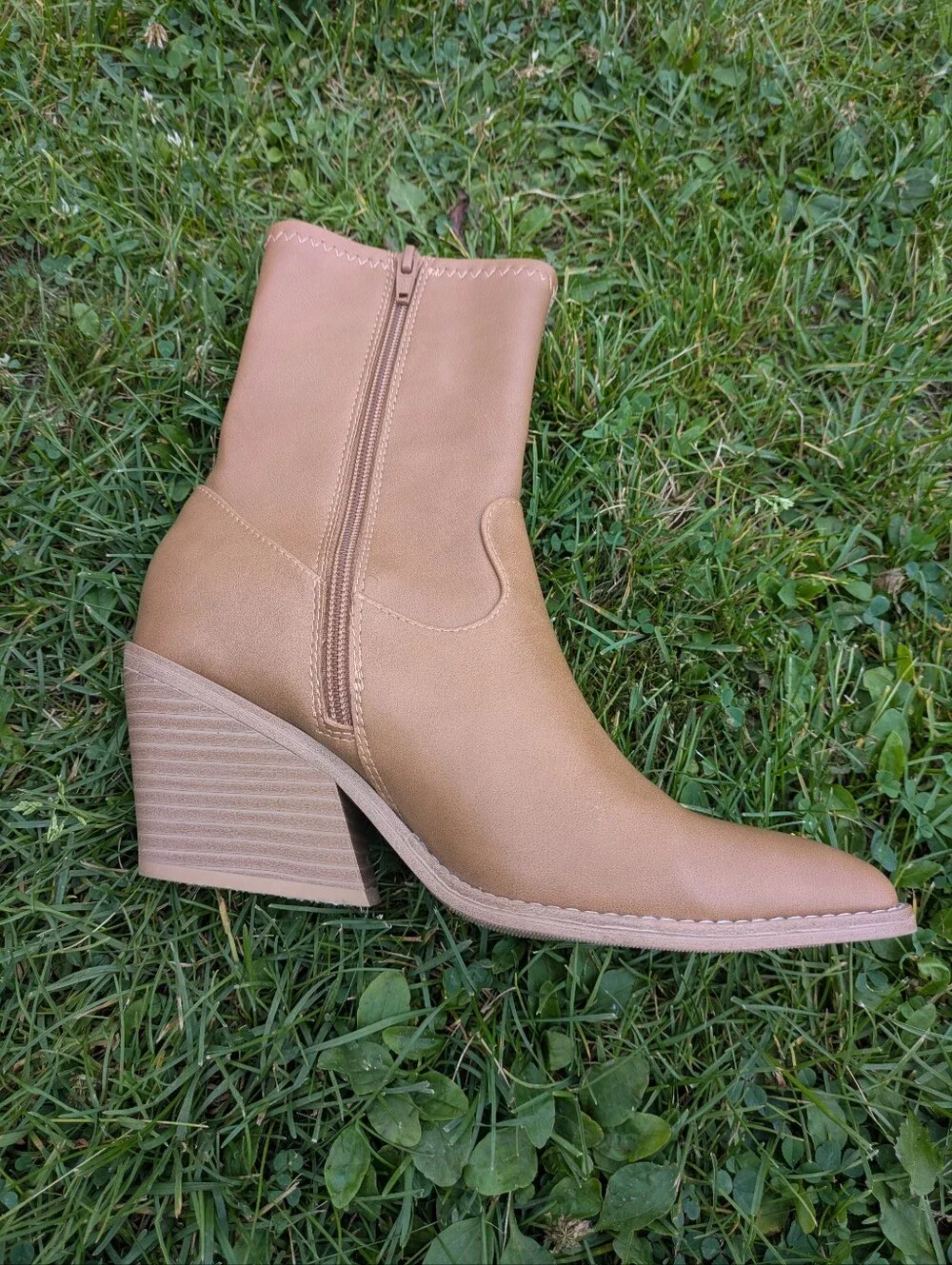 Universal Thread Tall Ankle Boot In Tan
